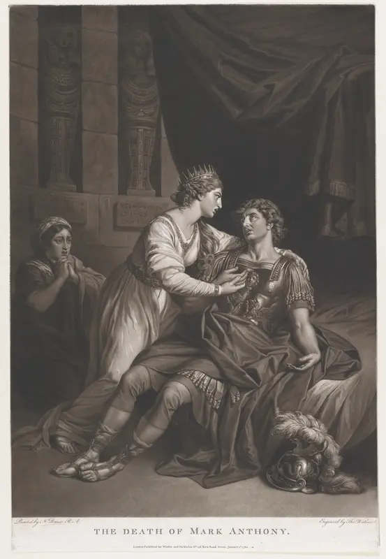 The Death of Mark Antony (Shakespeare, Antony and Cleopatra, Act 4, Scene 15) Wall Art by Thomas Watson - High-Resolution Digital Print