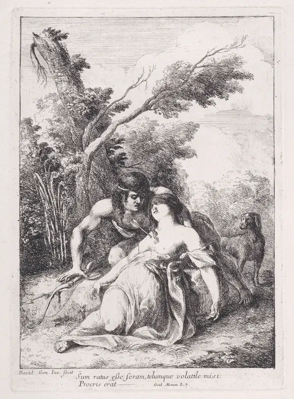 The Death of Procris Wall Art by Giovanni David - High-Resolution Digital Print
