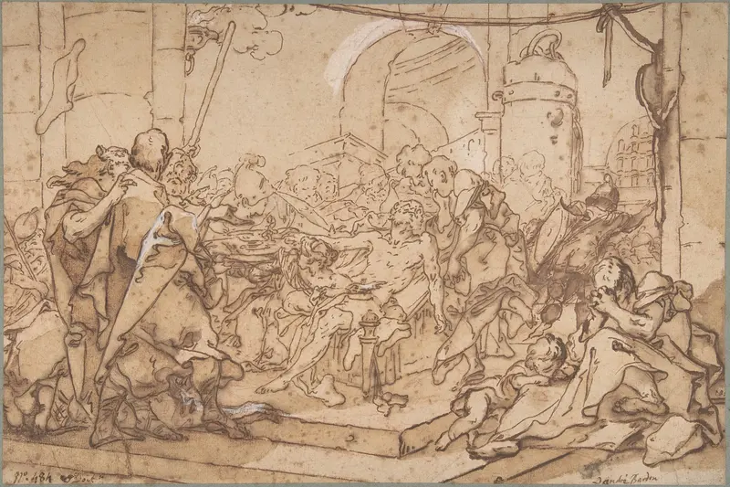 The Death of Socrates Wall Art by Michel François Dandré-Bardon - High-Resolution Digital Print