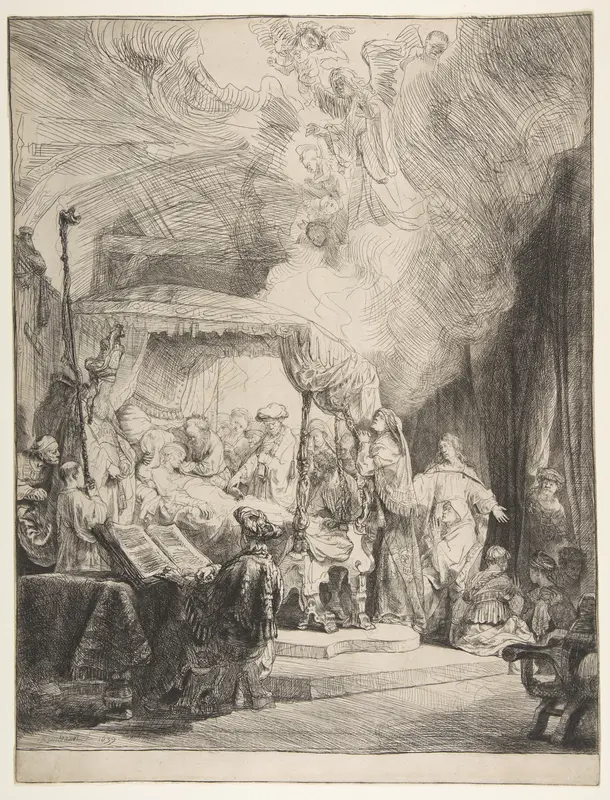 The Death of the Virgin Wall Art by Rembrandt (Rembrandt van Rijn) - High-Resolution Digital Print