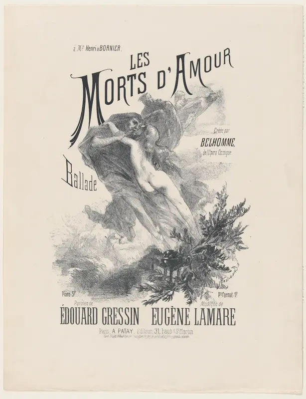 The Deaths of Love Wall Art by Eugène Carrière - High-Resolution Digital Print