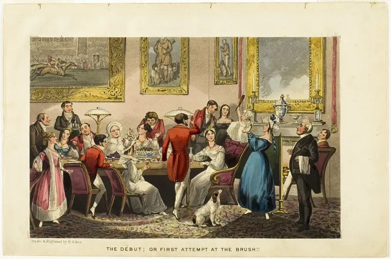 The Début; or First Attempt at the Brush!! Wall Art by Henry Alken - High-Resolution Digital Print