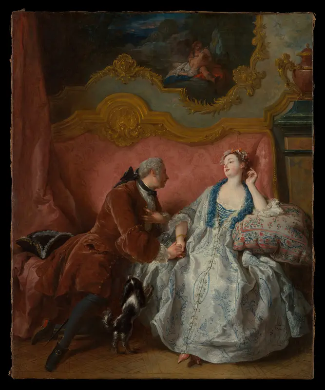 The Declaration of Love Wall Art by Jean François de Troy - High-Resolution Digital Print