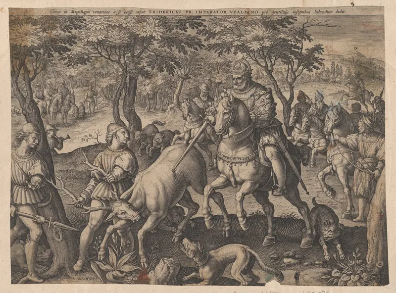 The Deer Hunt of Emperor Frederick I Barbarossa and Ubaldino Ubaldini