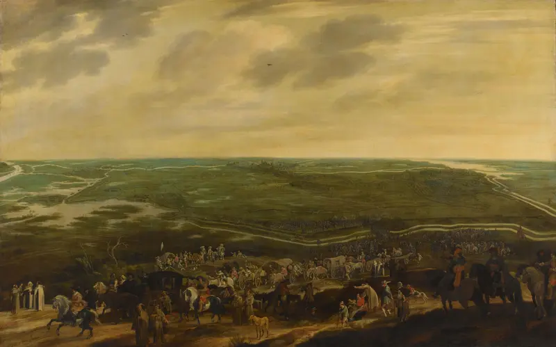 The Defeated Spanish Garrison Leaving 's-Hertogenbosch, 17 September 1629 Wall Art by Pauwels van Hillegaert - High-Resolution Digital Print