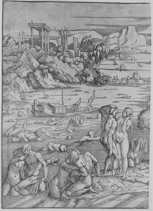 The Deluge Wall Art by Jan van Scorel - High-Resolution Digital Print
