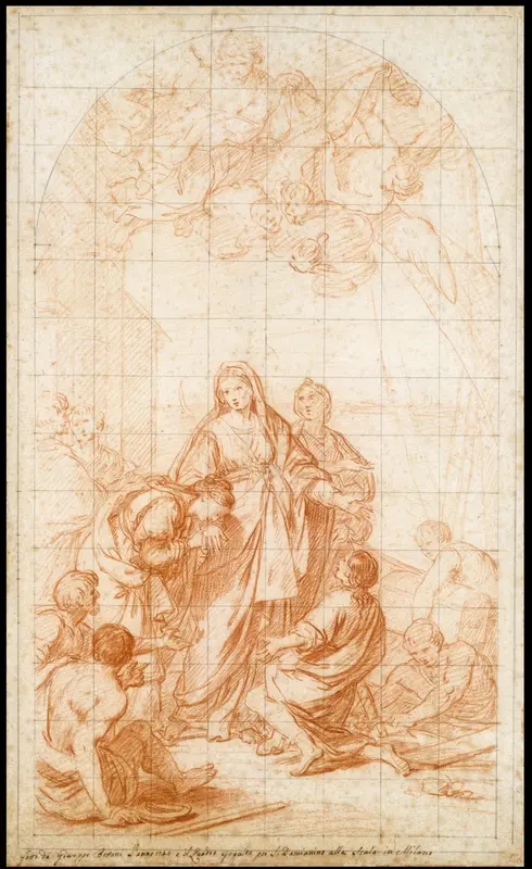The Departure of Saint Paula and Saint Eustochium for the Holy Land Wall Art by Giuseppe Bottani - High-Resolution Digital Print