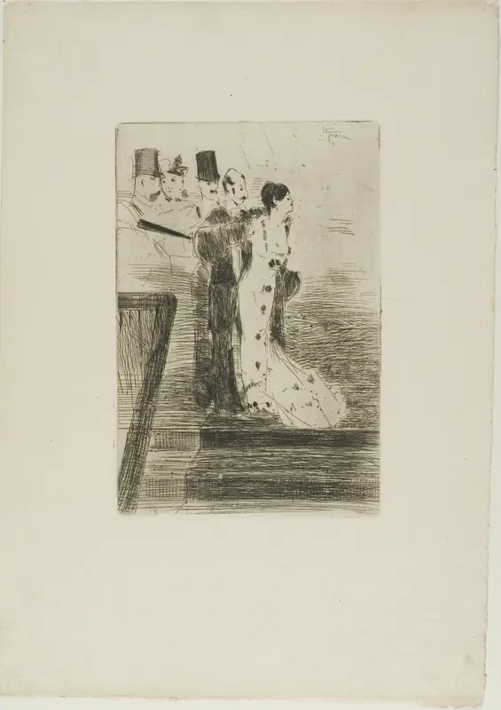 The Departure of the star Wall Art by Jean Louis Forain - High-Resolution Digital Print