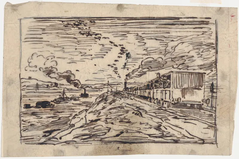 The Departure or The Return Wall Art by Charles-François Daubigny - High-Resolution Digital Print