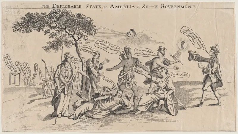The Deplorable State of America, or Sc___h Government Wall Art by Anonymous, British, 18th century - High-Resolution Digital Print
