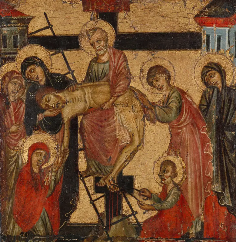 The Deposition and the Entombment Wall Art by Unknown - High-Resolution Digital Print