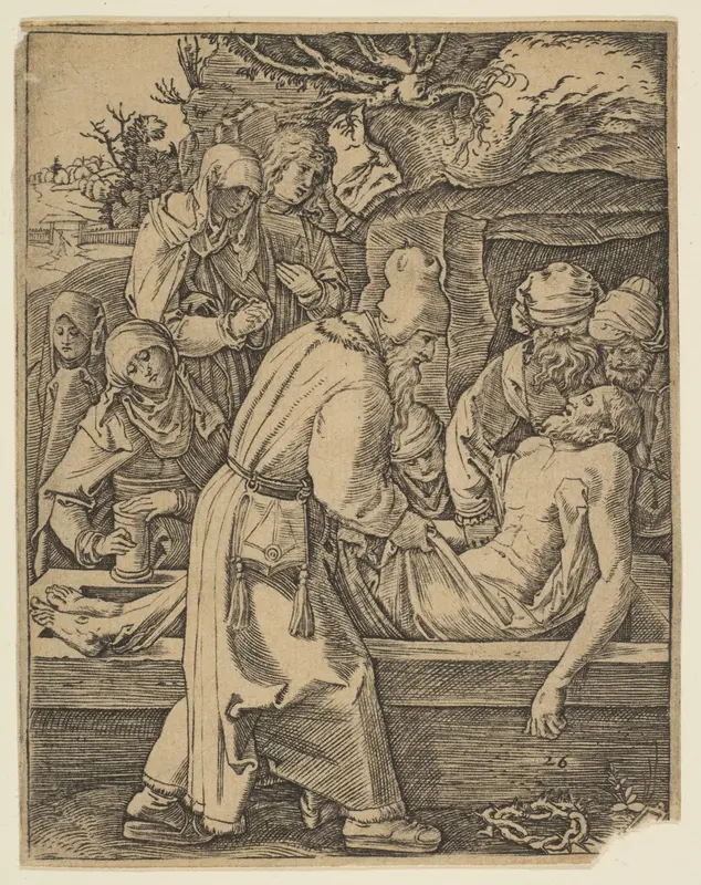 The Deposition, from The Small Passion (copy) Wall Art by Albrecht Dürer - High-Resolution Digital Print