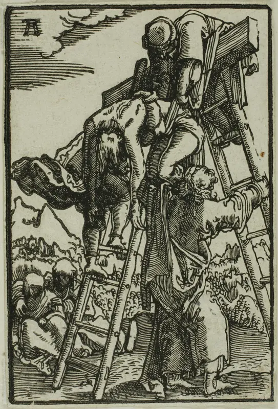 The Descent from the Cross, from The Fall and Redemption of Man Wall Art by Albrecht Altdorfer - High-Resolution Digital Print