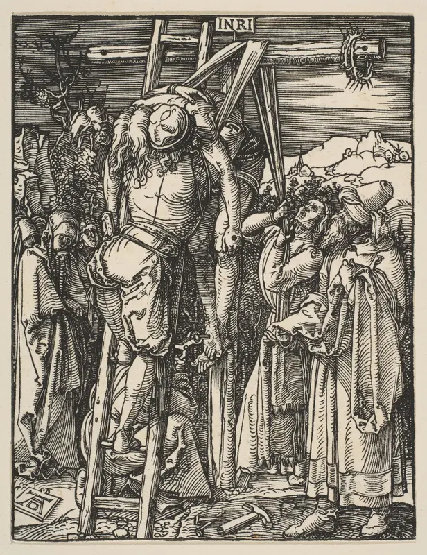 The Descent from the Cross, from "The Small Passion" Wall Art by Albrecht Dürer - High-Resolution Digital Print