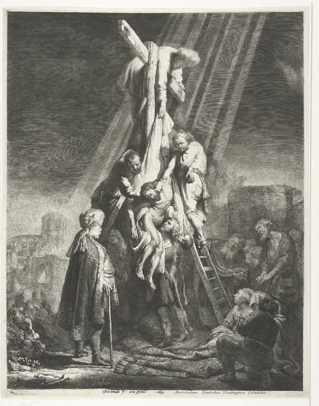 The descent from the cross: second plate Wall Art by Unknown - High-Resolution Digital Print