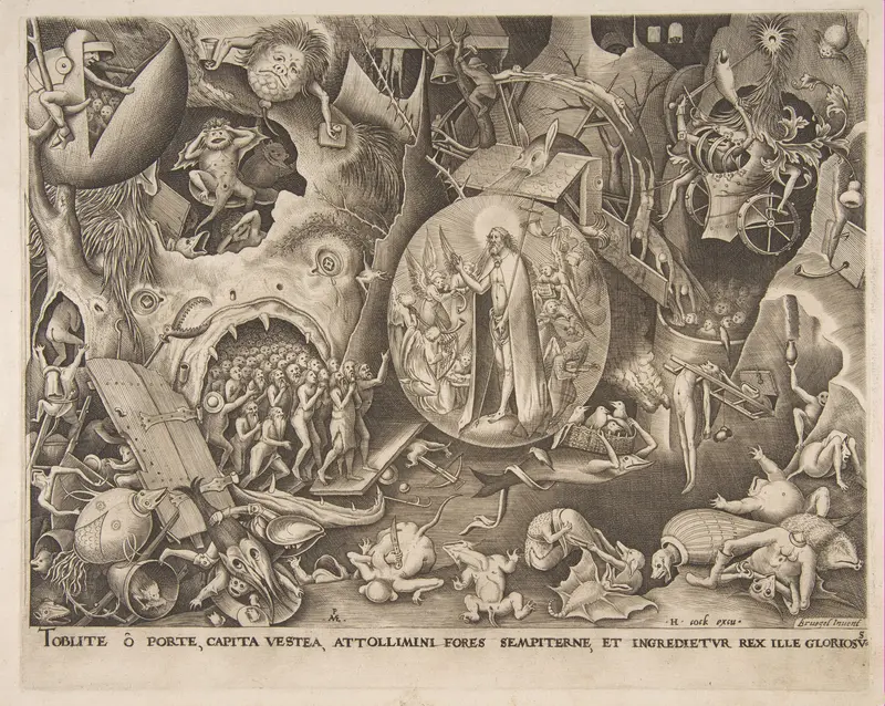 The Descent of Christ Into Limbo Wall Art by Pieter Bruegel the Elder - High-Resolution Digital Print