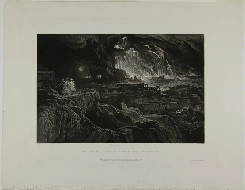 The Destruction of Sodom and Gomorrah, from Illustrations of the Bible