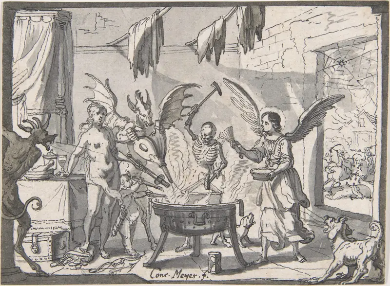 The Devil's Kitchen Visited by an Angel Wall Art by Conrad Meyer - High-Resolution Digital Print