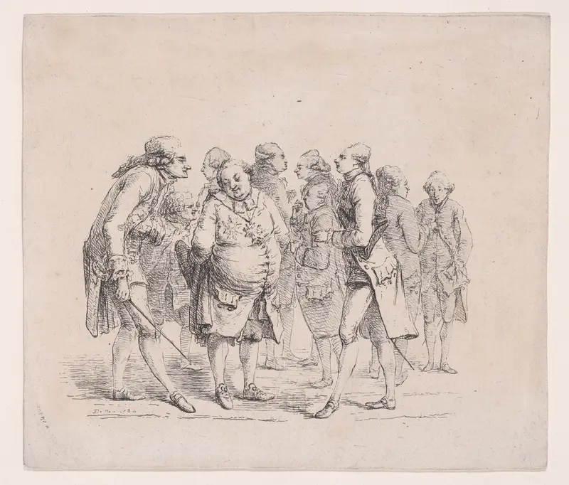 The Diplomatic Body of Naples Wall Art by Baron Dominique Vivant Denon - High-Resolution Digital Print