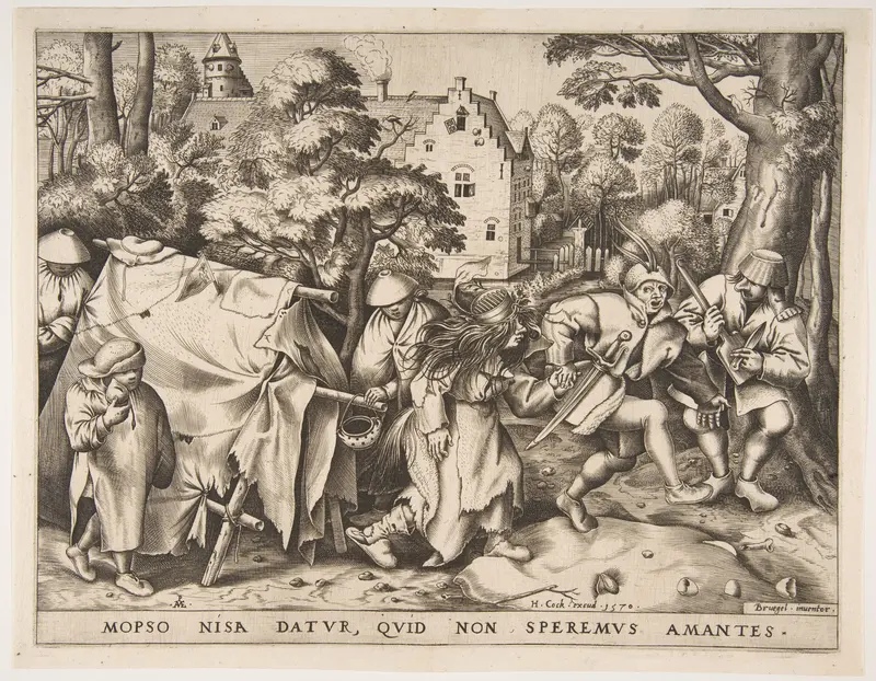 The Dirty Bride or the Marriage of Mopsus and Nisa Wall Art by Pieter Bruegel the Elder - High-Resolution Digital Print