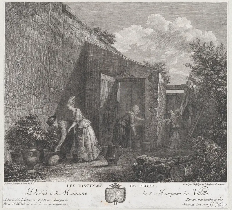 The Disciples of Flora Wall Art by François Godefroy - High-Resolution Digital Print