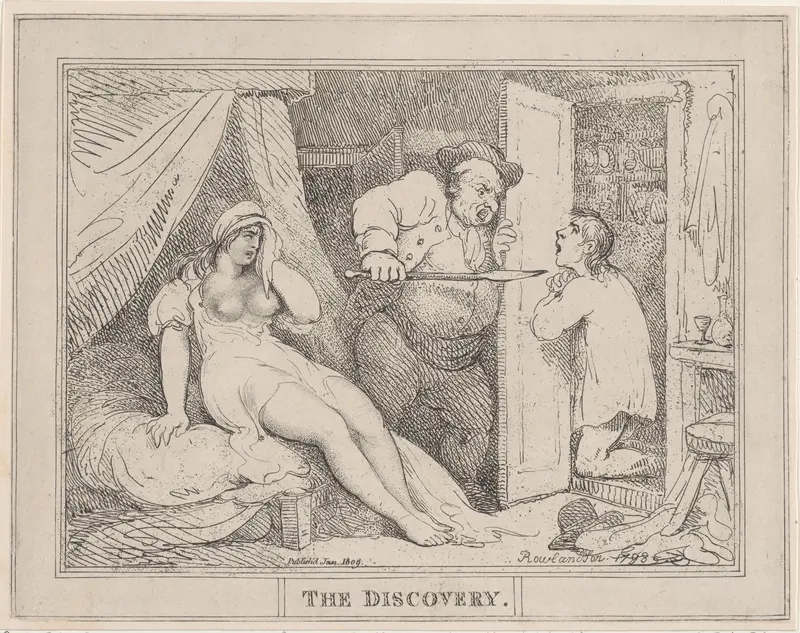 The Discovery Wall Art by Thomas Rowlandson - High-Resolution Digital Print