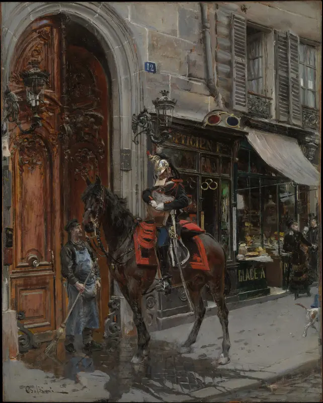 The Dispatch-Bearer Wall Art by Giovanni Boldini - High-Resolution Digital Print