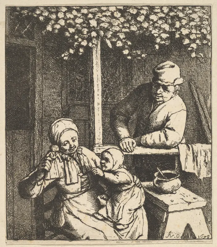 The Doll Wall Art by Adriaen van Ostade - High-Resolution Digital Print
