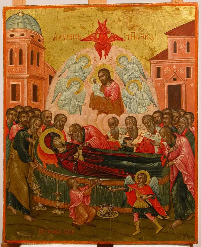 The Dormition of the Virgin Wall Art by Ioannes Mokos - High-Resolution Digital Print