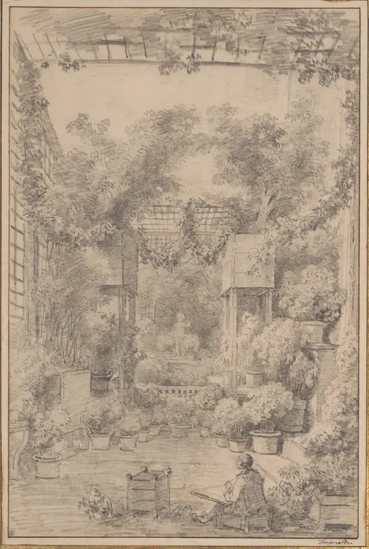 The Draftsman Wall Art by Jean Honoré Fragonard - High-Resolution Digital Print
