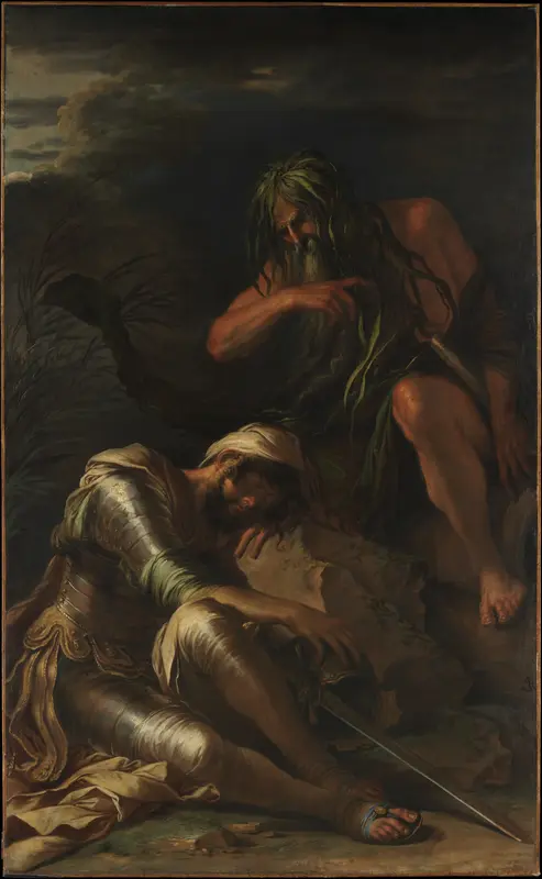 The Dream of Aeneas Wall Art by Salvator Rosa - High-Resolution Digital Print