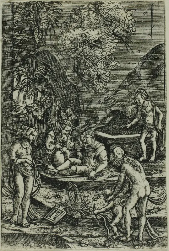 The Dream of Paris Wall Art by Albrecht Altdorfer - High-Resolution Digital Print