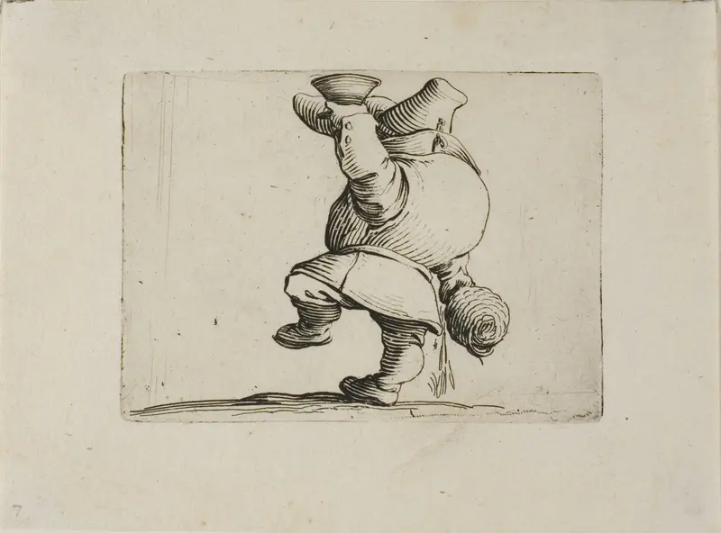 The Drinker Seen from the Back, from Varie Figure Gobbi