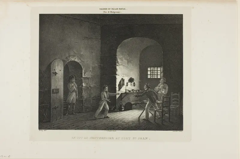 The Duc de Montpensier at Fort St. Jean Wall Art by François Bellay - High-Resolution Digital Print