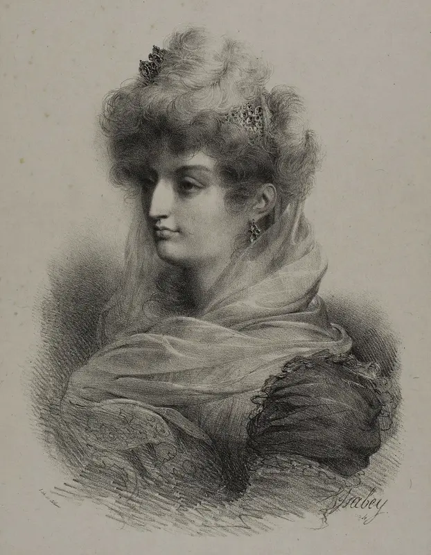 The Duchess d'Angoulème, Madame la Dauphine Wall Art by Jean-Baptiste Isabey - High-Resolution Digital Print