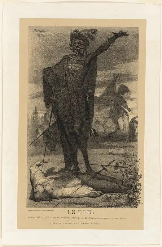 The Duel Wall Art by Charles Rambert - High-Resolution Digital Print