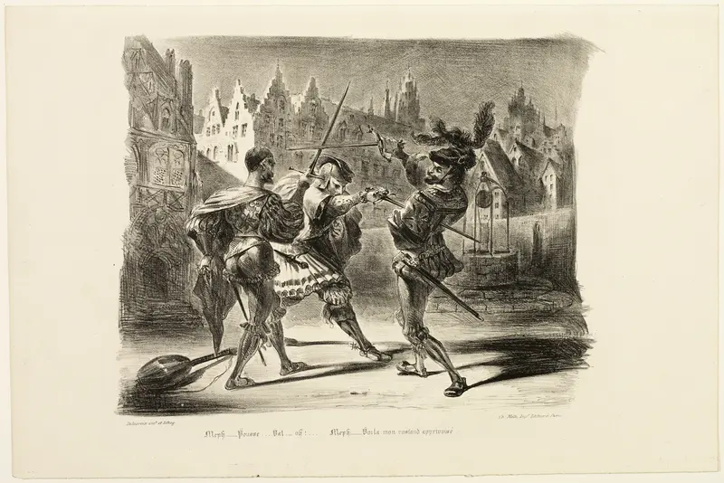 The Duel Between Faust and Valentine, from Faust