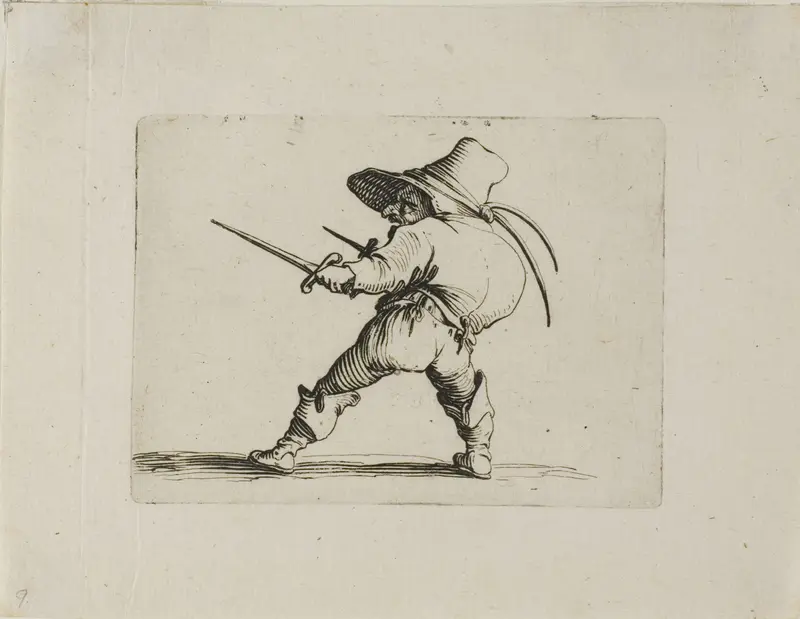 The Duelist with a Sword and a Dagger, from Varie Figure Gobbi