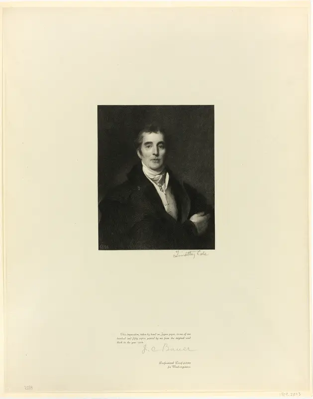 The Duke of Wellington, from Old English Masters