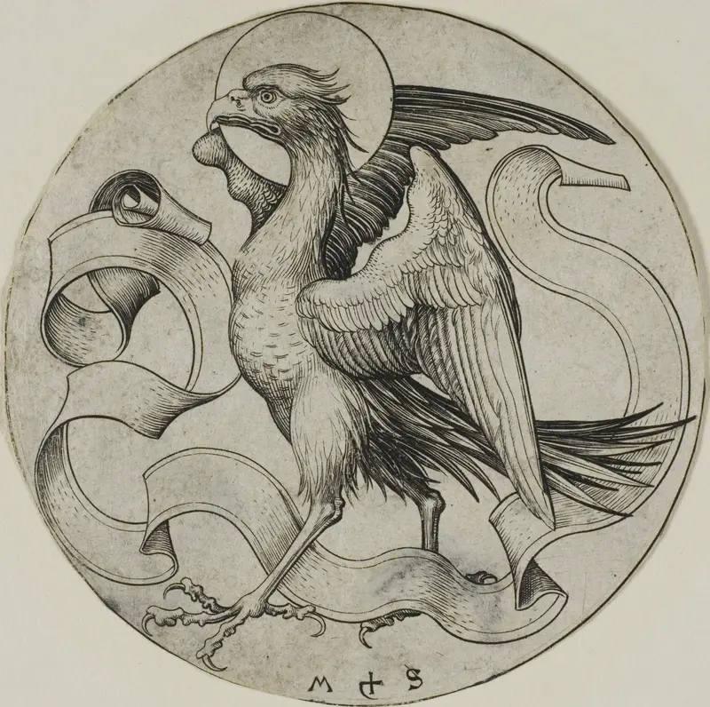 The Eagle of St. John Wall Art by Martin Schongauer - High-Resolution Digital Print