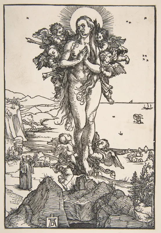 The Ecstasy of Saint Mary Magdalen Wall Art by Albrecht Dürer - High-Resolution Digital Print