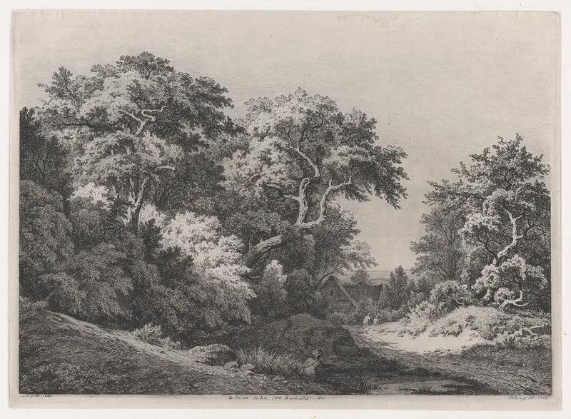 The Edge of the Woods, near Rambouillet Wall Art by Eugène Stanislas Alexandre Bléry - High-Resolution Digital Print