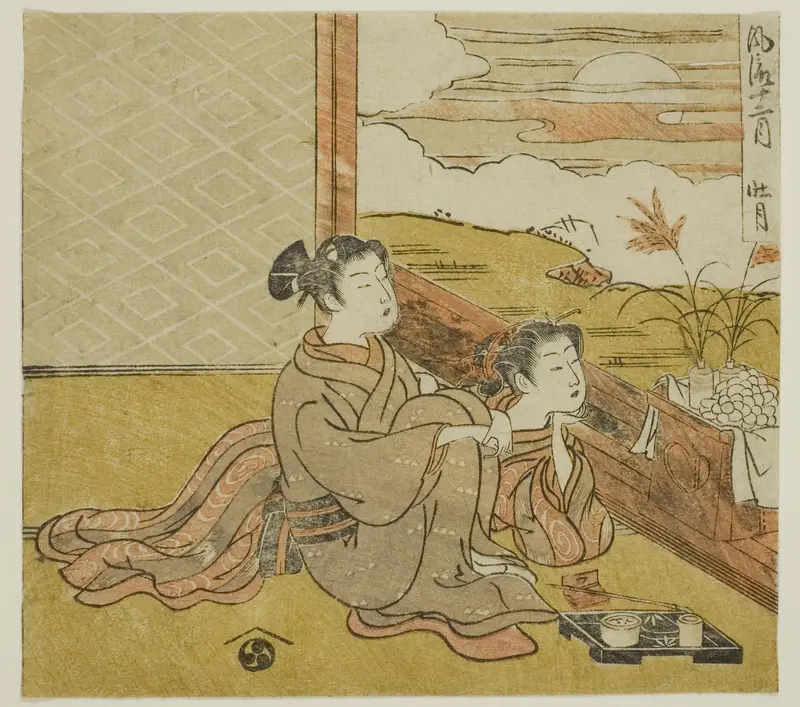 The Eighth Month (Sogetsu), from the series "Fashionable Twelve Months (Furyu juni tsuki)"