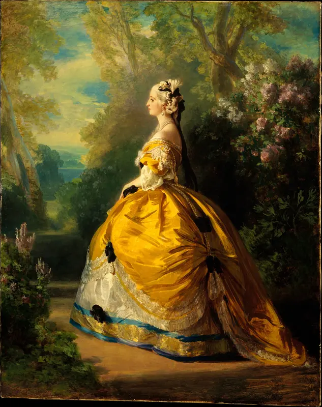 The Empress Eugénie (Eugénie de Montijo, 1826–1920, Condesa de Teba) Wall Art by Franz Xaver Winterhalter - High-Resolution Digital Print