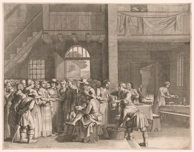 The Engagement, Plate 14 from Pastorales Wall Art by Claudine Bouzonnet-Stella - High-Resolution Digital Print
