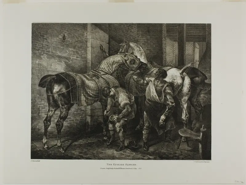The English Farrier, plate 10 from Various Subjects Drawn from Life and on Stone (The English Suite)