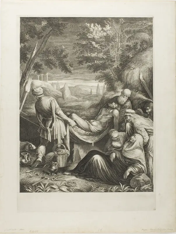 The Entombment Wall Art by Jeremias Falck - High-Resolution Digital Print