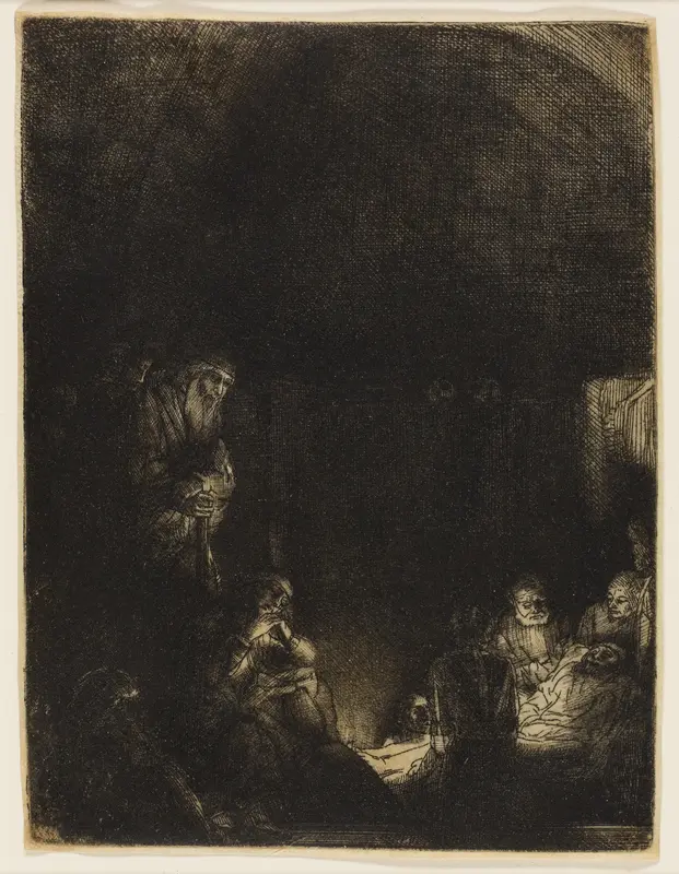 The Entombment Wall Art by Rembrandt van Rijn - High-Resolution Digital Print
