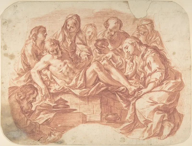 The Entombment Wall Art by Johann Friedrich Overbeck - High-Resolution Digital Print