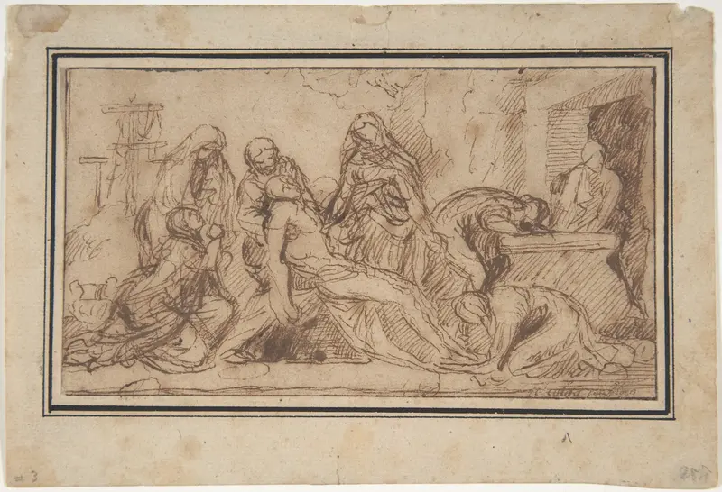 The Entombment Wall Art by Nicolas Poussin - High-Resolution Digital Print